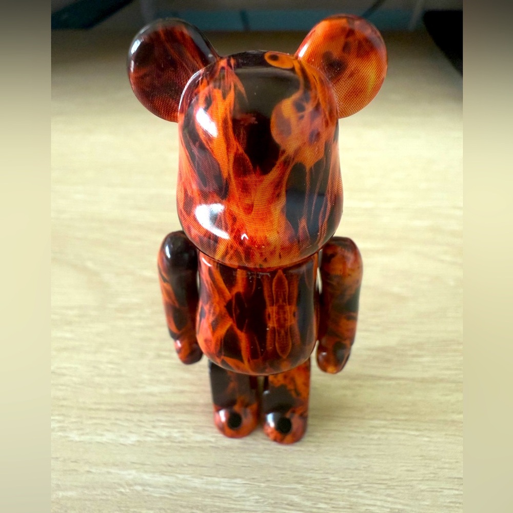 BE@RBRICK SERIES 44 PATTERN RED FLAME